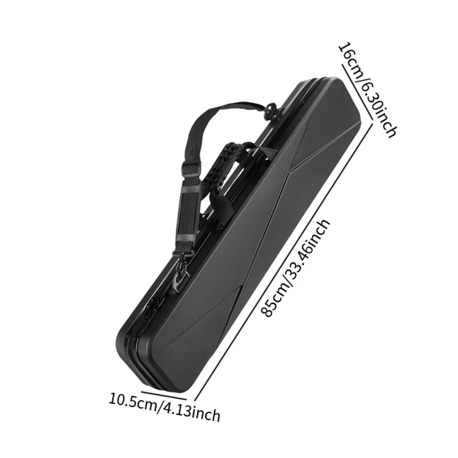 Lightweight Billiard Stick Carrying Case 1/2 Split Club Bag for Traveling Billiards,Lockable Hard Shell Travel Pool Sticks Case