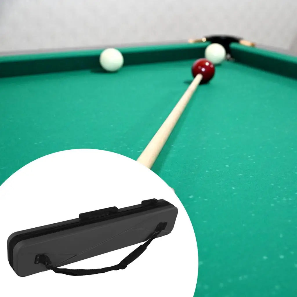 Lightweight Billiard Stick Carrying Case 1/2 Split Club Bag for Traveling Billiards,Lockable Hard Shell Travel Pool Sticks Case