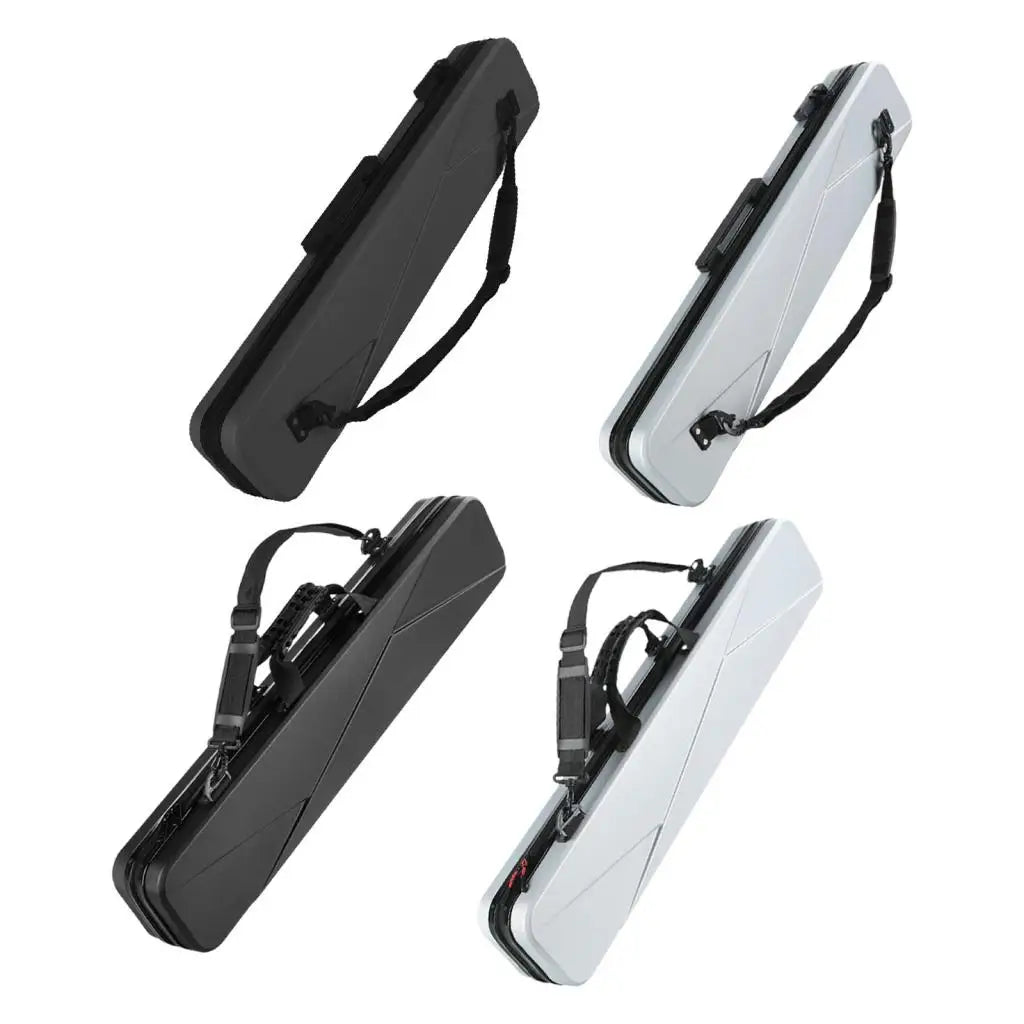 Lightweight Billiard Stick Carrying Case 1/2 Split Club Bag for Traveling Billiards,Lockable Hard Shell Travel Pool Sticks Case