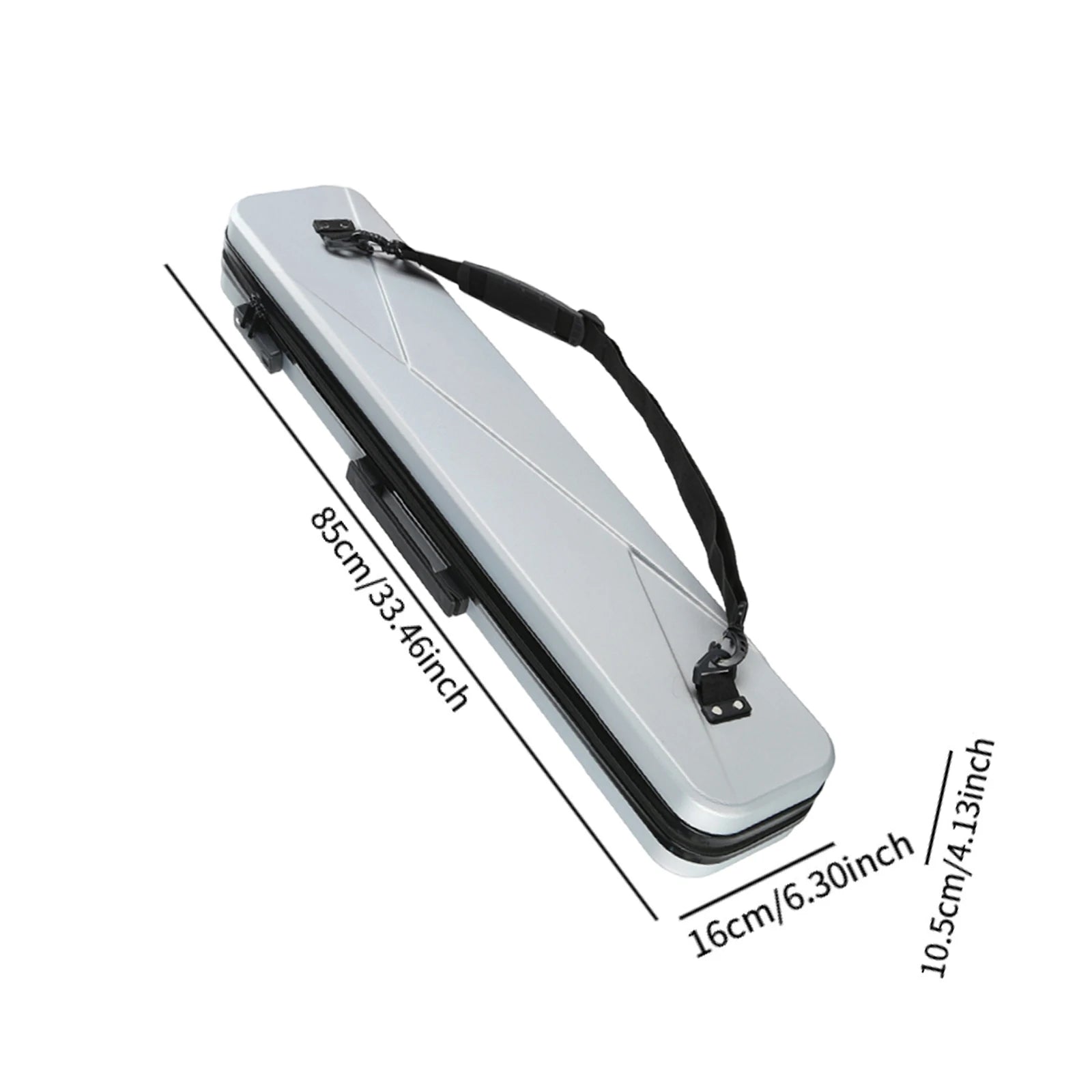 Lightweight Billiard Stick Carrying Case 1/2 Split Club Bag for Traveling Billiards,Lockable Hard Shell Travel Pool Sticks Case