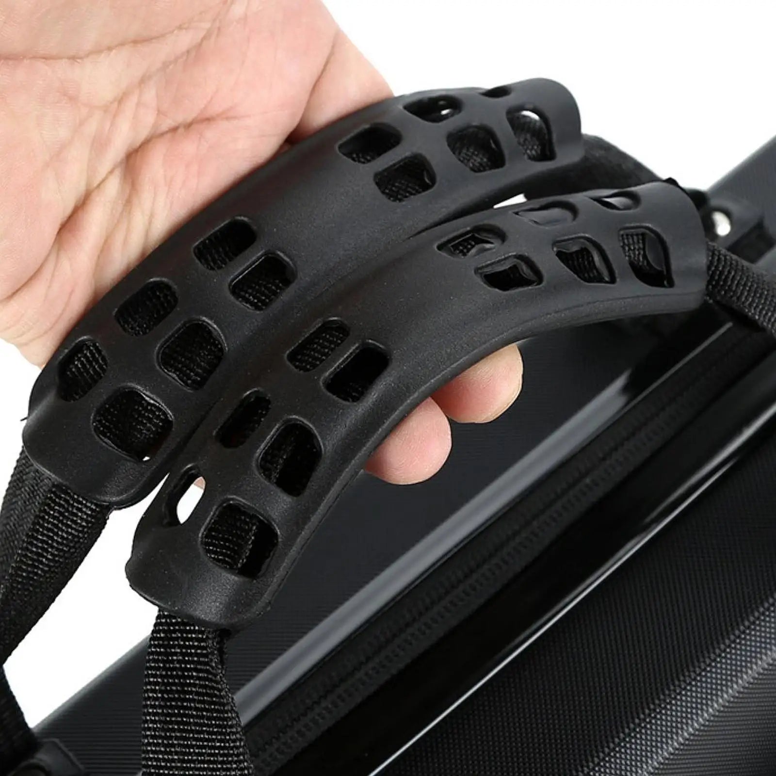 Lightweight Billiard Stick Carrying Case 1/2 Split Club Bag for Traveling Billiards,Lockable Hard Shell Travel Pool Sticks Case