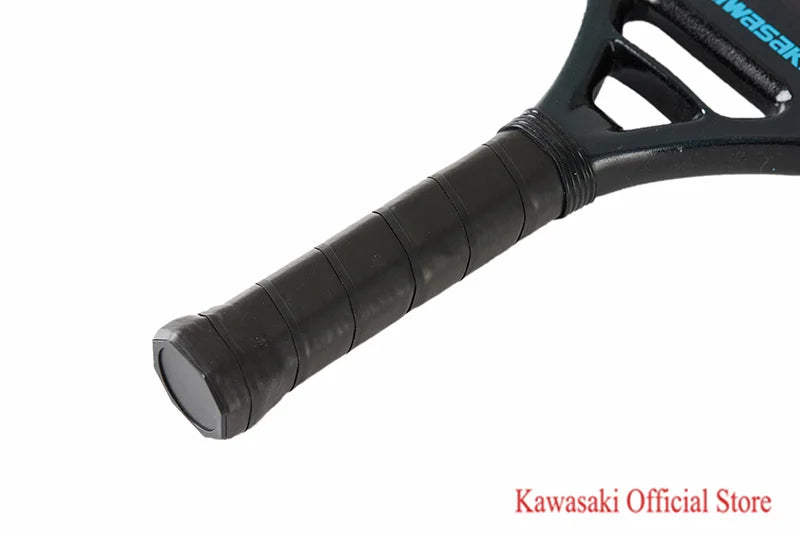 Kawasaki 2022 Padel Tennis Carbon Fiber Soft EVA Face Tennis Paddle Racquet with Padle Bag Cover Beach Tennis Paddle Racket