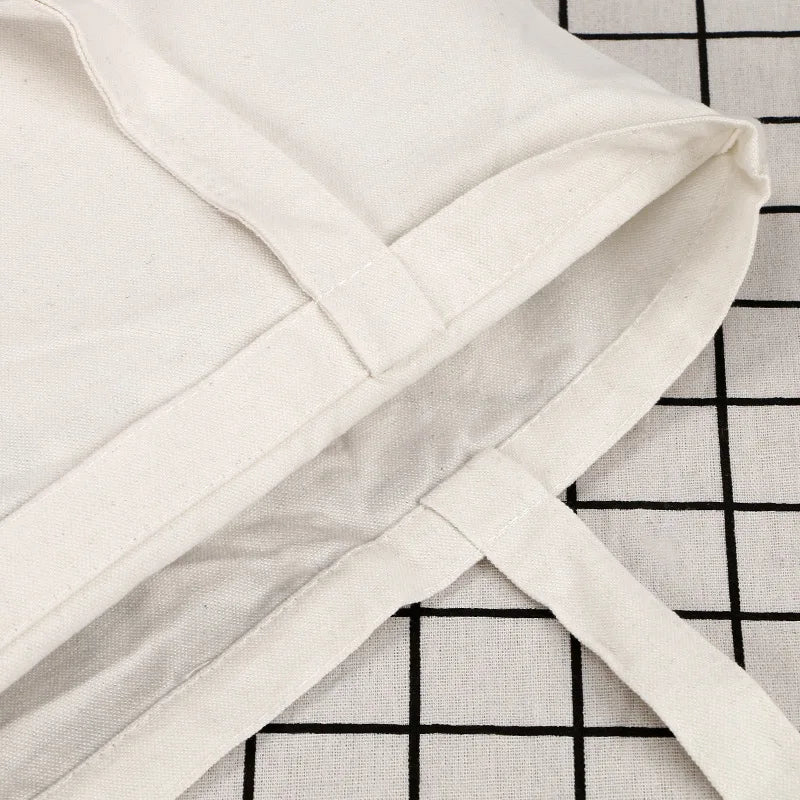 10 pcs Custom Logo Printed Plain Bulk Large Reusable Eco Friendly Cotton Canvas Tote Shopping Bag for Shopping School