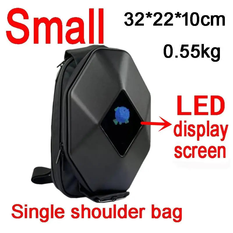 LED Backpack Motorcycle helmet bag Riding equipment waterproof multi-functional luminous backpacks School Bag Back Pack Plecak