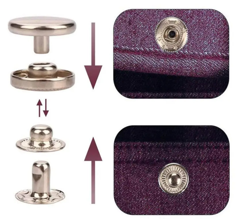 100-500Set 6mm 8mm Wholesale Mini Metal Snap Fasteners Snap Button Press Buckle For DIY Doll Clothing Garment Bag Shoes Crafts