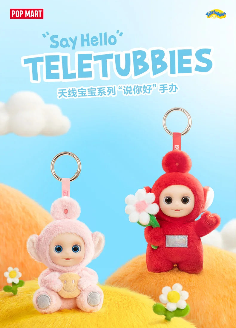POP MART TELETUBBIES Say Hello Series Mystery Box Genuine Blind Box Guess Bag Ornament Figurines Home Decor Desktop Doll Model