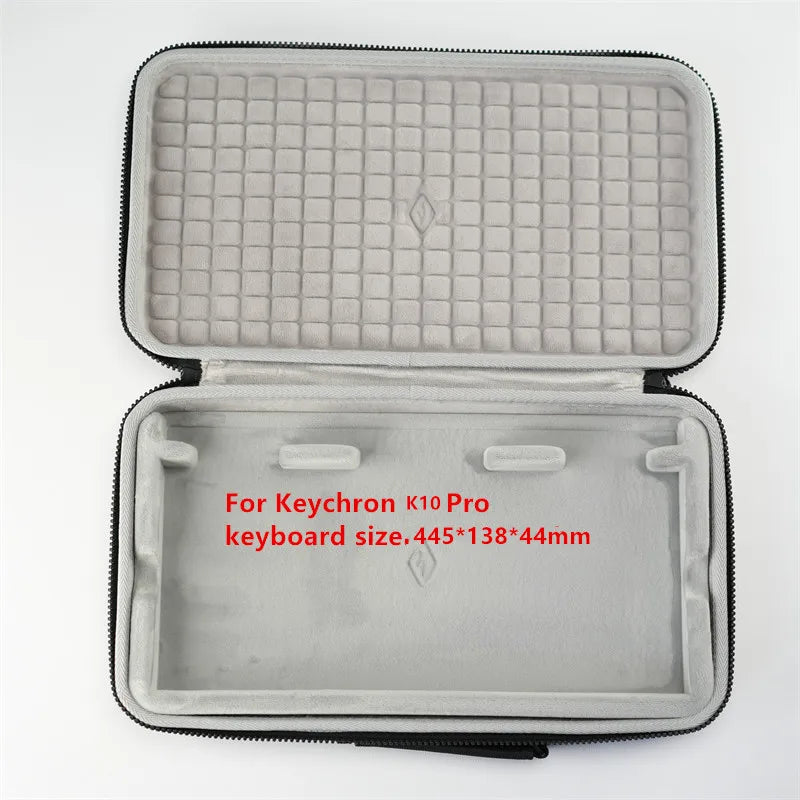 For Keychron K2 K3 K4 K6 K8 K10 Pro Mechanical Keyboard Storage Box Fashion Hard Bag Carrying Case