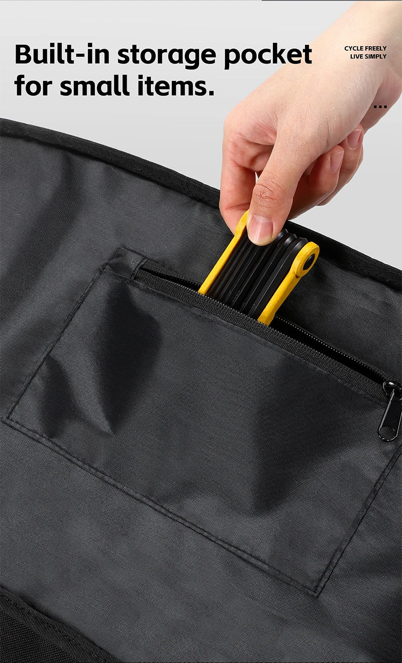 WEST BIKING Portable Bicycle Magnetic Resistance Roller Training Stand Indoor MTB Road Bike Roller Trainer with Storage Bag