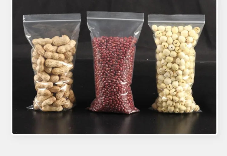 Thin and Long Strip-shaped PE Self Sealing Bag Transparent Plastic Packaging Bags Dustproof and Moisture-proof Sealed Pocket