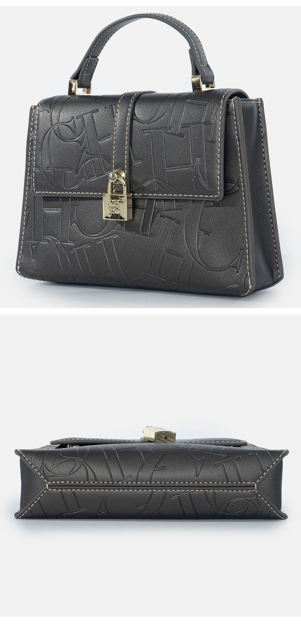 CH Fashion Classic Women's Tote Bag Niche Brand Fashion Monogram Print Lock Design New Trend Exquisite Women's Shoulder Bag