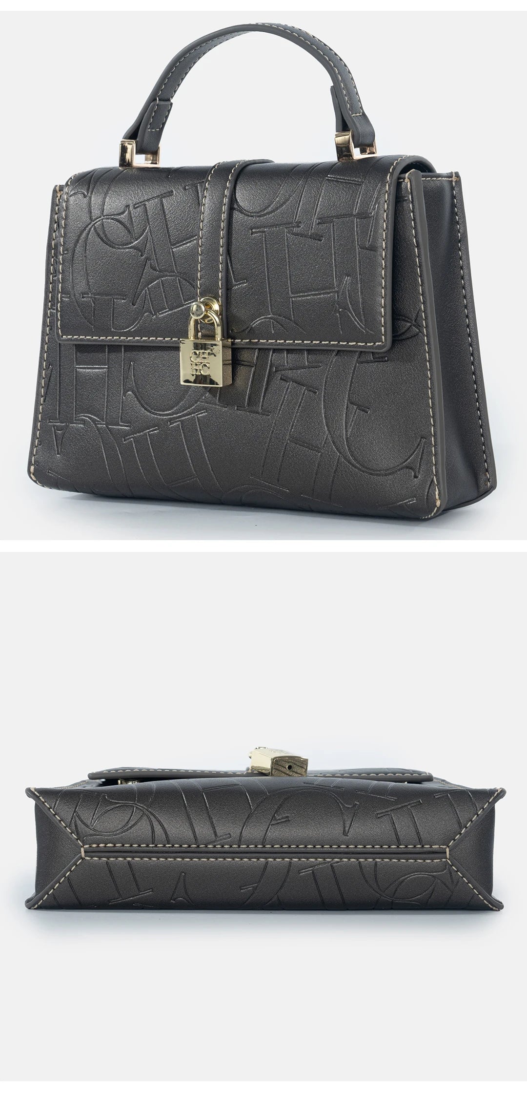 CH Fashion Classic Women's Tote Bag Niche Brand Fashion Monogram Print Lock Design New Trend Exquisite Women's Shoulder Bag