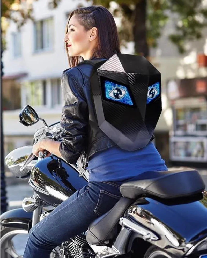 LED Backpack Motorcycle helmet bag Riding equipment waterproof multi-functional luminous backpacks School Bag Back Pack Plecak