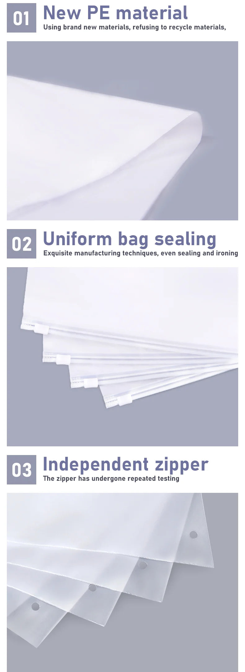 Enterprise custom frosted matte zipper bag product storage bag clothing swimsuit towel wig packaging bag with logo printing