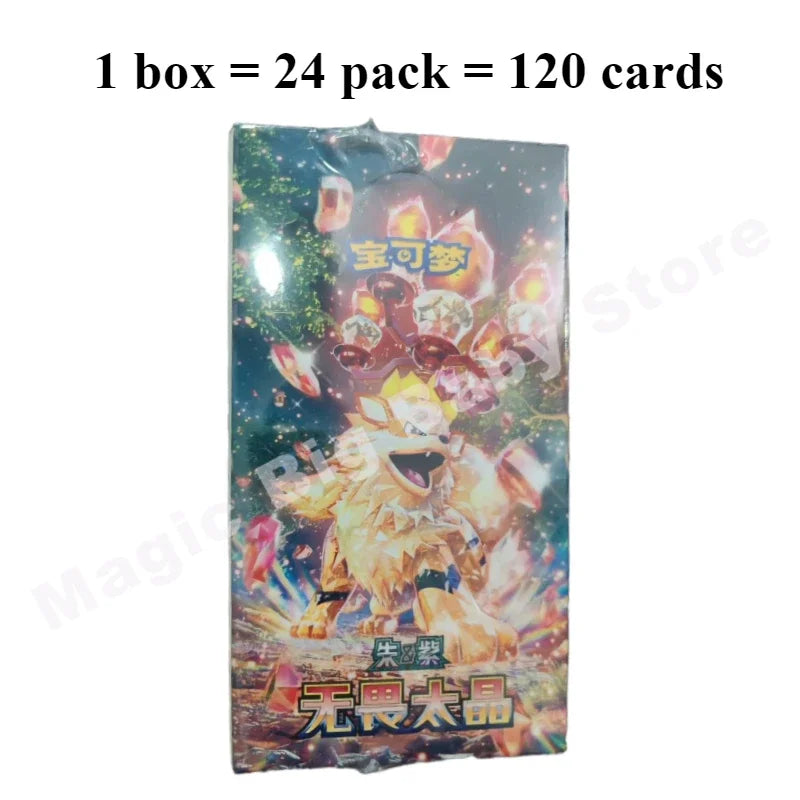 Original Pokemon Cards 151Trip See Gem Bag V2 Fearless Tai Crystal Friend Source Excited Mao Li Indigo Call Mu Que Black Flame