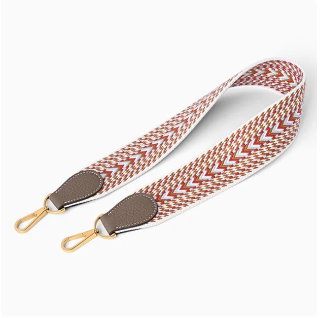 5cm Wide Togo Cowhide Woven Canvas Strap Suitable For Kelly Evelyn Bag Shoulder Strap Diagonal Cross Leather Material