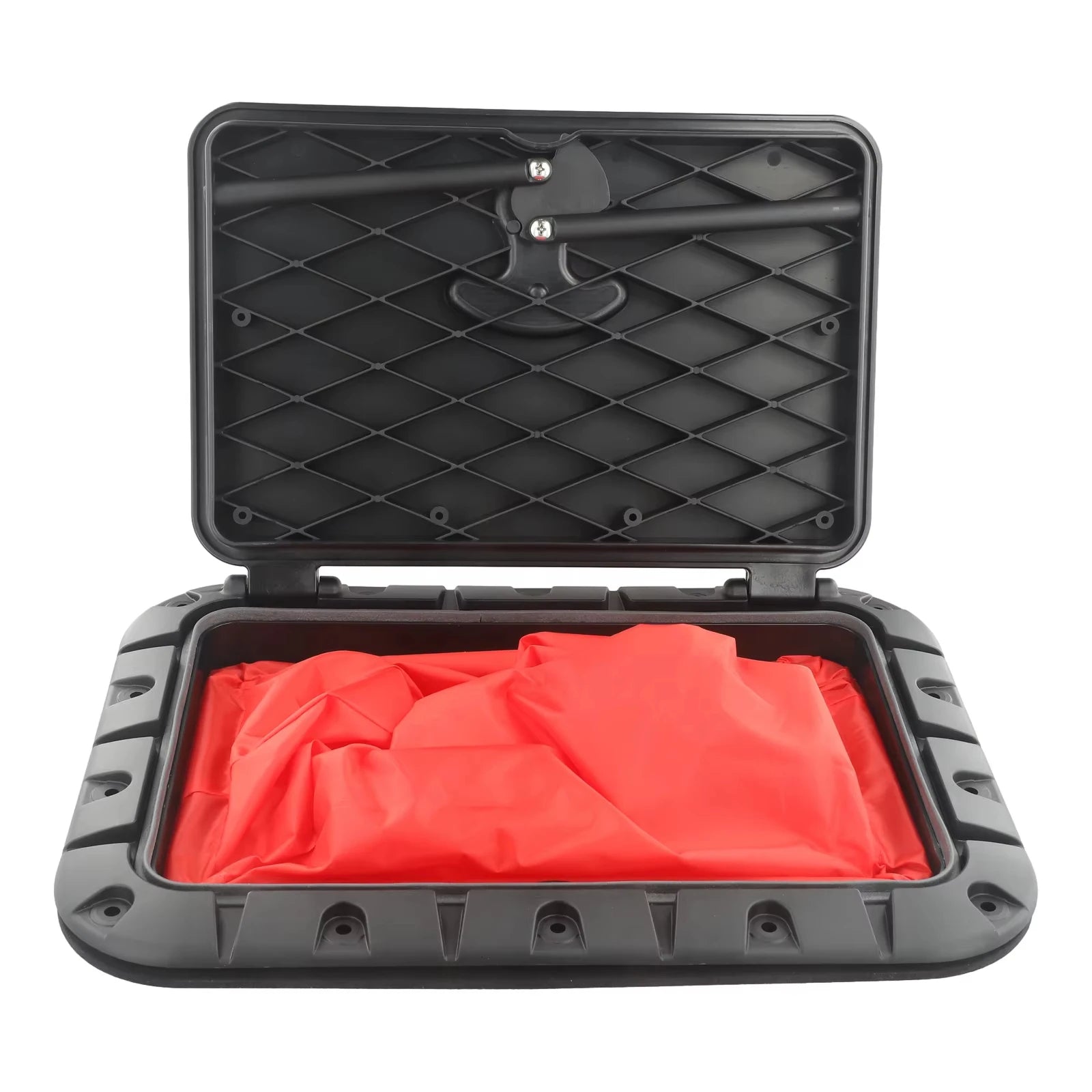 Marine Deck Square Hatch And Red Waterproof Bag For Boat Kayak Canoe Boat Parts Accessories Drifting Water Sports