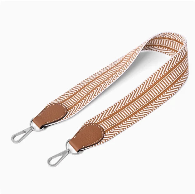 5cm Wide Togo Cowhide Woven Canvas Strap Suitable For Kelly Evelyn Bag Shoulder Strap Diagonal Cross Leather Material