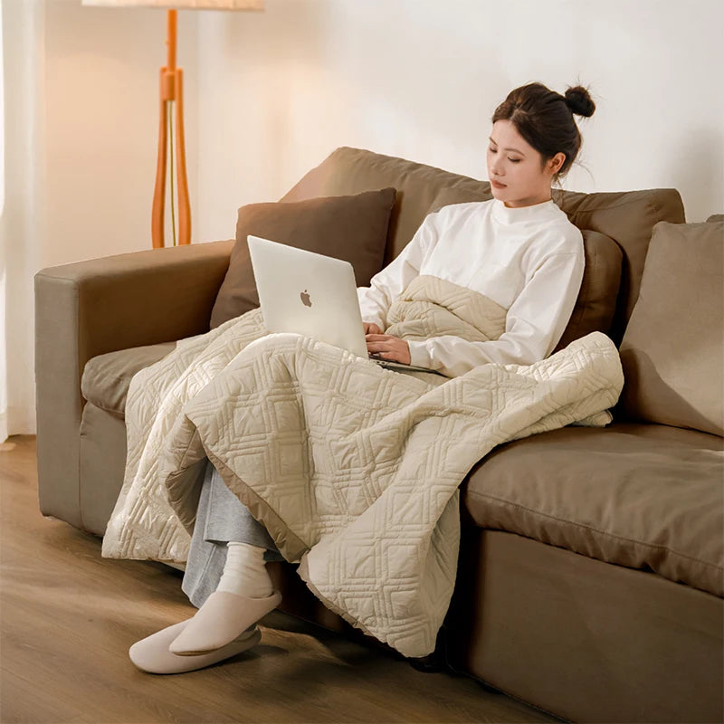 Naturehike USB Electric Heating Blanket Winter Camping Warm Keeping Multi-purpose Thermal Shawl Sleeping Bag Liner CNK2450PJ015