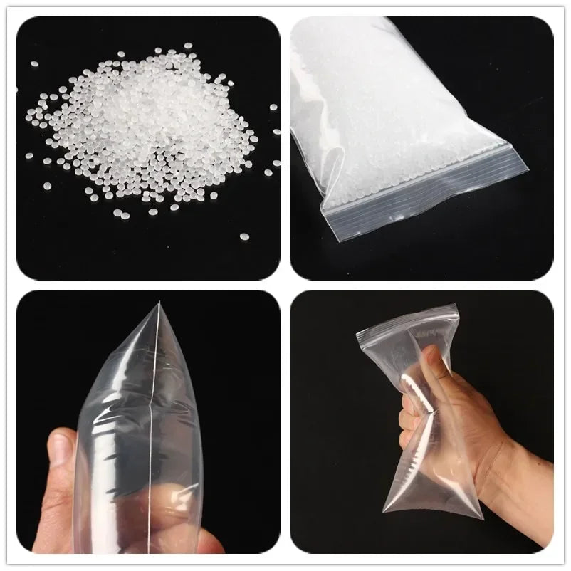 Thin and Long Strip-shaped PE Self Sealing Bag Transparent Plastic Packaging Bags Dustproof and Moisture-proof Sealed Pocket