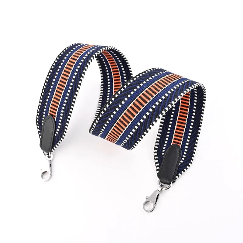 New 5cm Wide Swift Cowhide Canvas Bag Strap Versatile Style Suitable For Kelly Evelyn Bag Shoulder Strap Crossbody Strap DIY