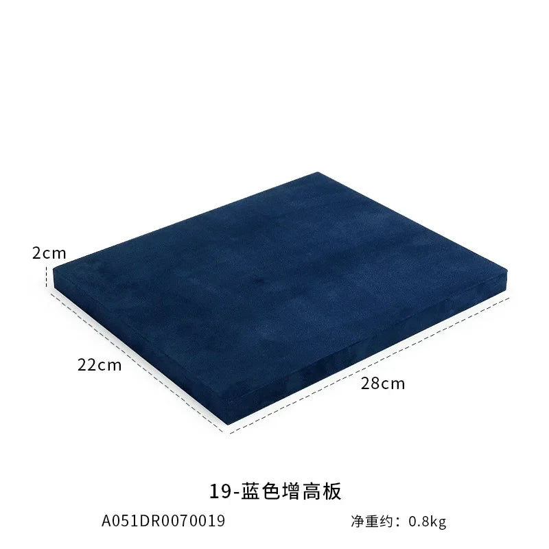 High End Watch Display Case Black and White Brushed Multi Position Watch Display Tray Blue Movable Pillow Bag Watch Display