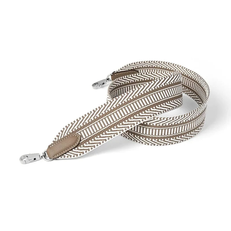 New 5cm Wide Swift Cowhide Canvas Bag Strap Versatile Style Suitable For Kelly Evelyn Bag Shoulder Strap Crossbody Strap DIY