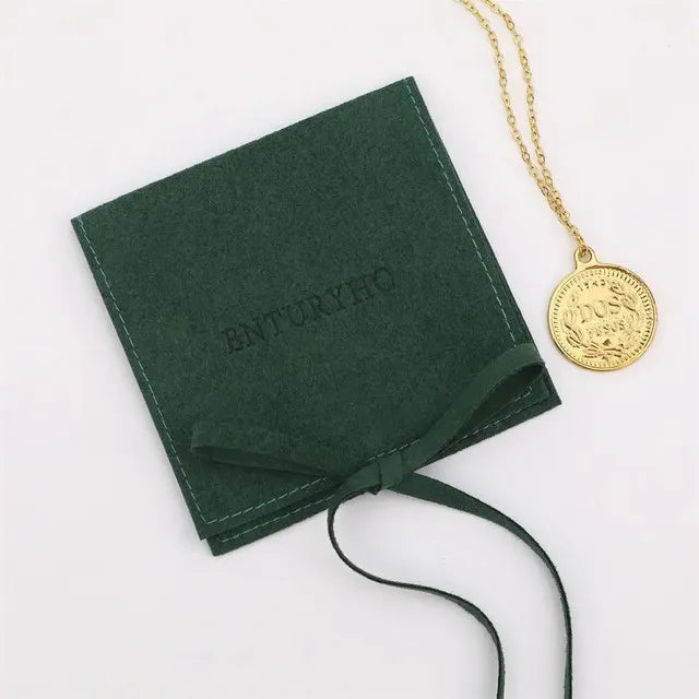 50 Jewelry Gift Bags Custom Logo 8X8cm Yellow Microfiber Packaging Pouch For Rings Earrings Tarot Card Wedding Favors Velvet Bag