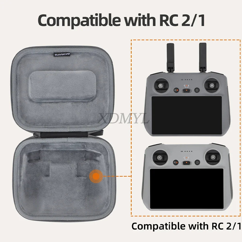 Package Body Bag For DJI Mavic 4 Pro RC 2/RC Pro 2 Remote Control Shock Protective Case Handheld Storage Box Drone Accessories