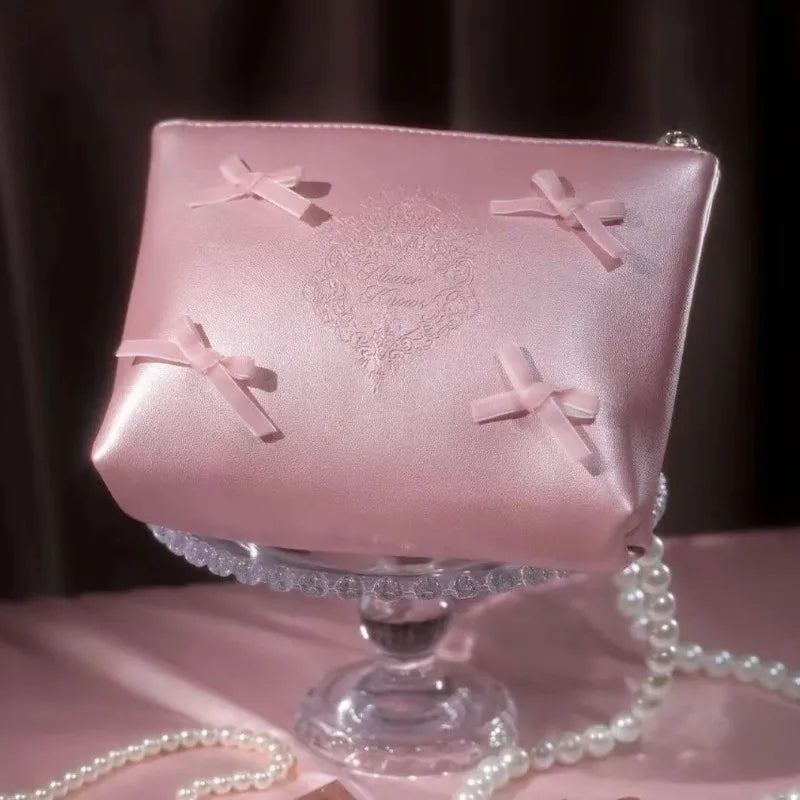 Flower Knows Makeup Set Swan Ballet Concealer Palette Embossed Blusher Shine Lipstick Kit With Bag THE SWEETIE BEAR Bunny Garden