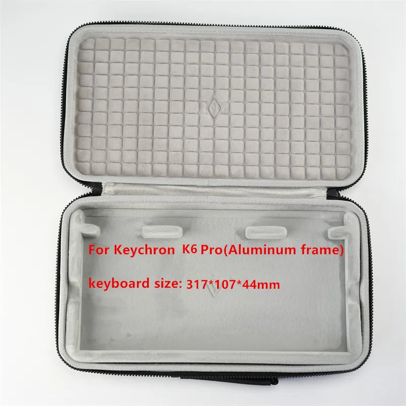 For Keychron K2 K3 K4 K6 K8 K10 Pro Mechanical Keyboard Storage Box Fashion Hard Bag Carrying Case