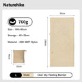 Naturehike USB Electric Heating Blanket Winter Camping Warm Keeping Multi-purpose Thermal Shawl Sleeping Bag Liner CNK2450PJ015