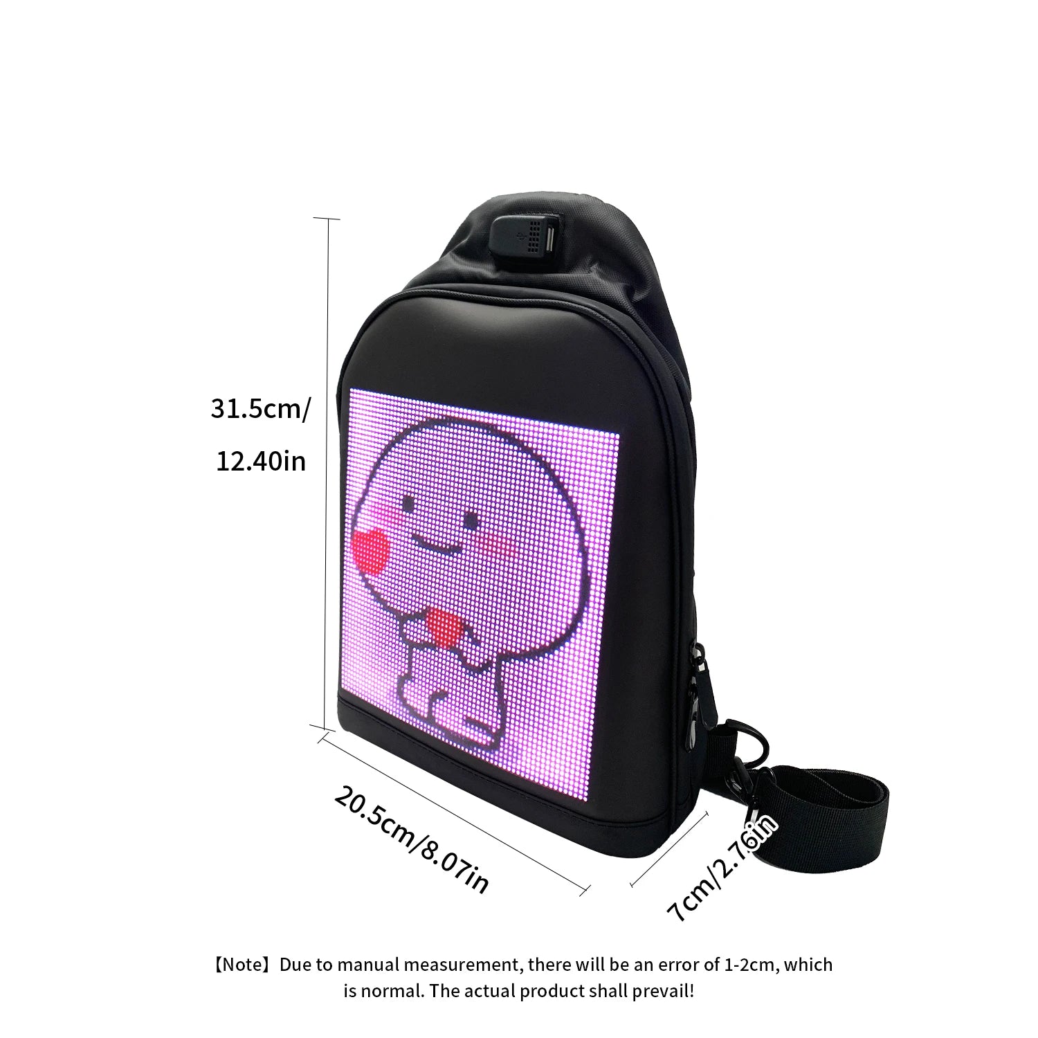 Led Light Backpack Smart App Programmable Picture Animations logo Display Screen Bag Travel Laptop Backpack Student School Bags
