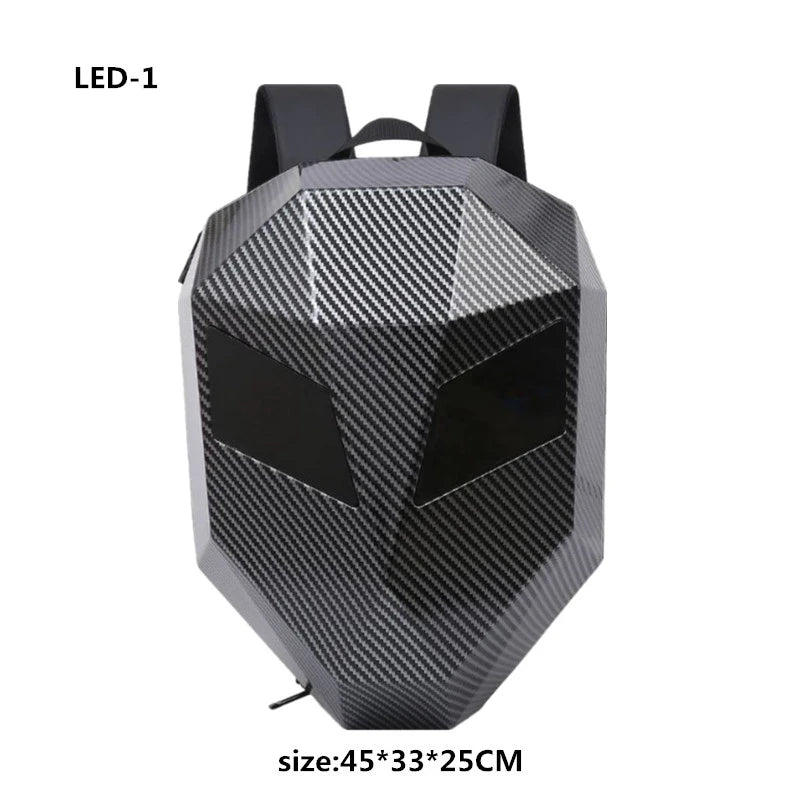 LED Backpack Motorcycle helmet bag Riding equipment waterproof multi-functional luminous backpacks School Bag Back Pack Plecak