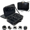 New Crocodile PU Leather Cosmetic Bag Professional Make Up Box Large Capacity Storage Travel Toiletry Makeup Suitcase