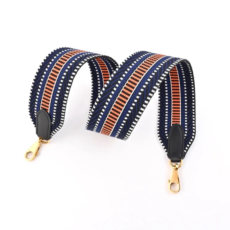 New 5cm Wide Swift Cowhide Canvas Bag Strap Versatile Style Suitable For Kelly Evelyn Bag Shoulder Strap Crossbody Strap DIY