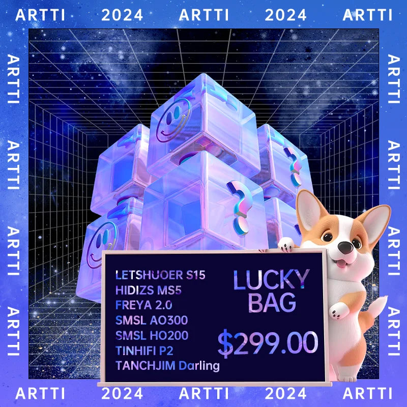 ARTTI 2024 Lucky Bag HiFi IEM Headphone DAC Headphone Cable Product Randomization Surprise