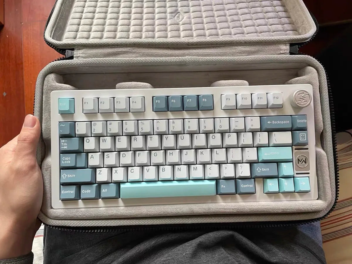 For Keychron K2 K3 K4 K6 K8 K10 Pro Mechanical Keyboard Storage Box Fashion Hard Bag Carrying Case