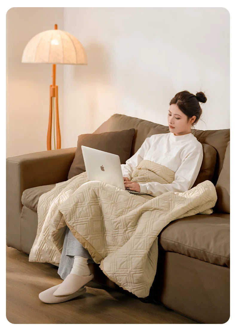 Naturehike USB Electric Heating Blanket Winter Camping Warm Keeping Multi-purpose Thermal Shawl Sleeping Bag Liner CNK2450PJ015