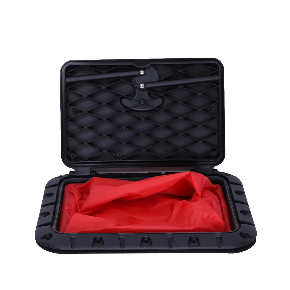 Marine Deck Square Hatch And Red Waterproof Bag For Boat Kayak Canoe Boat Parts Accessories Drifting Water Sports