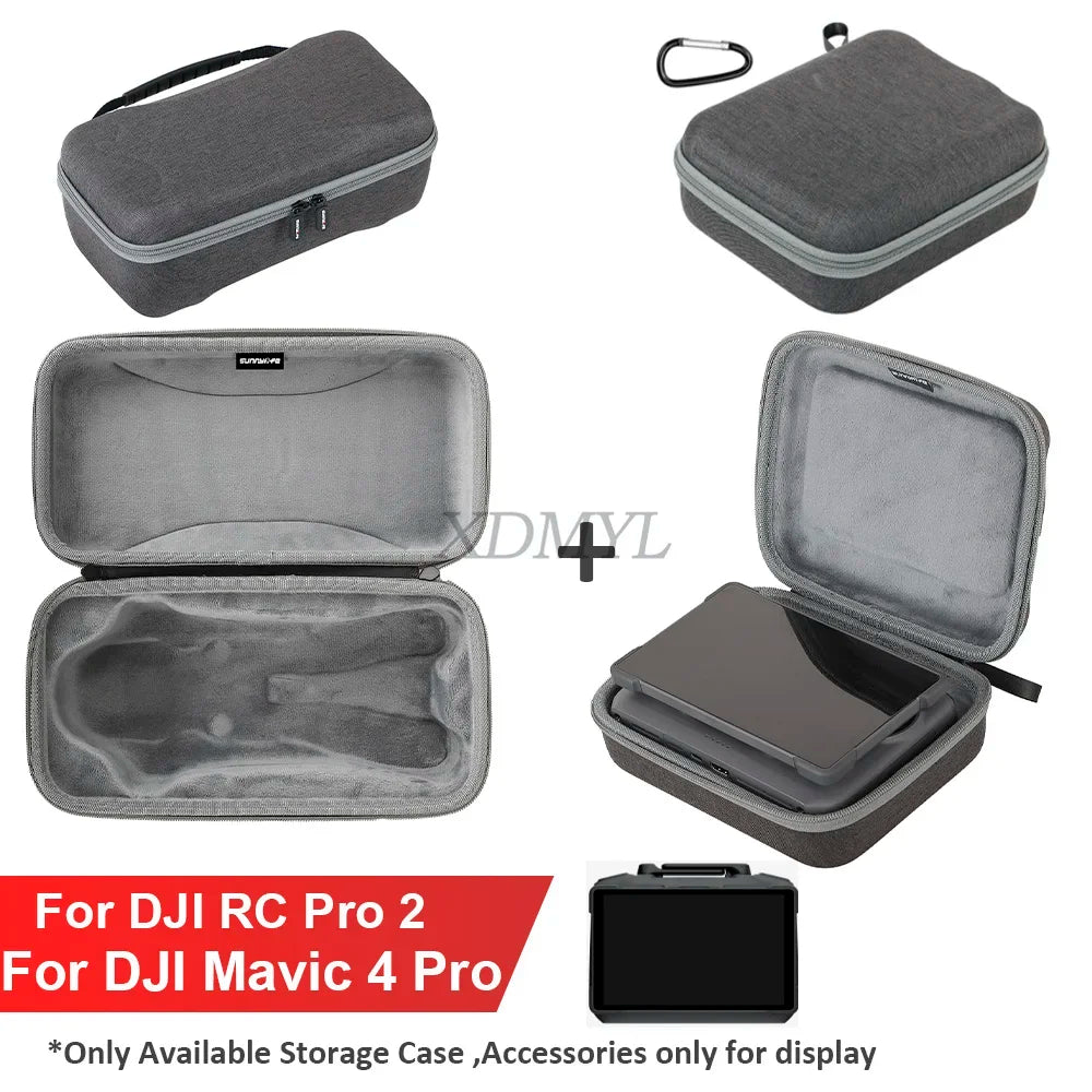 Package Body Bag For DJI Mavic 4 Pro RC 2/RC Pro 2 Remote Control Shock Protective Case Handheld Storage Box Drone Accessories