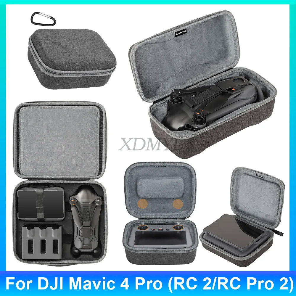Package Body Bag For DJI Mavic 4 Pro RC 2/RC Pro 2 Remote Control Shock Protective Case Handheld Storage Box Drone Accessories