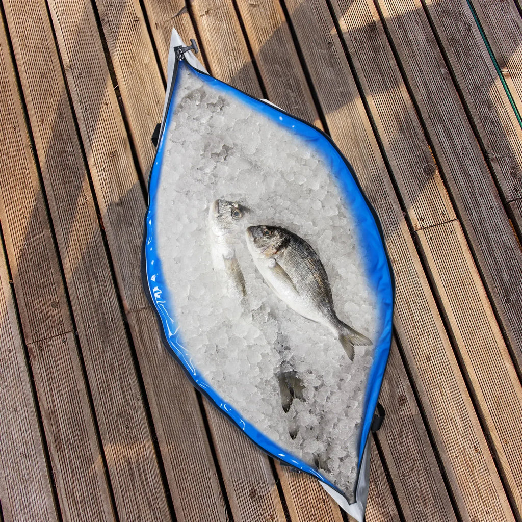 Goture Sea Fishing Live Fish Insulated Cooler Bag Waterproof Fish Bag Fishing Cooler Bag Freshness 72 Hour Retention Collapsible