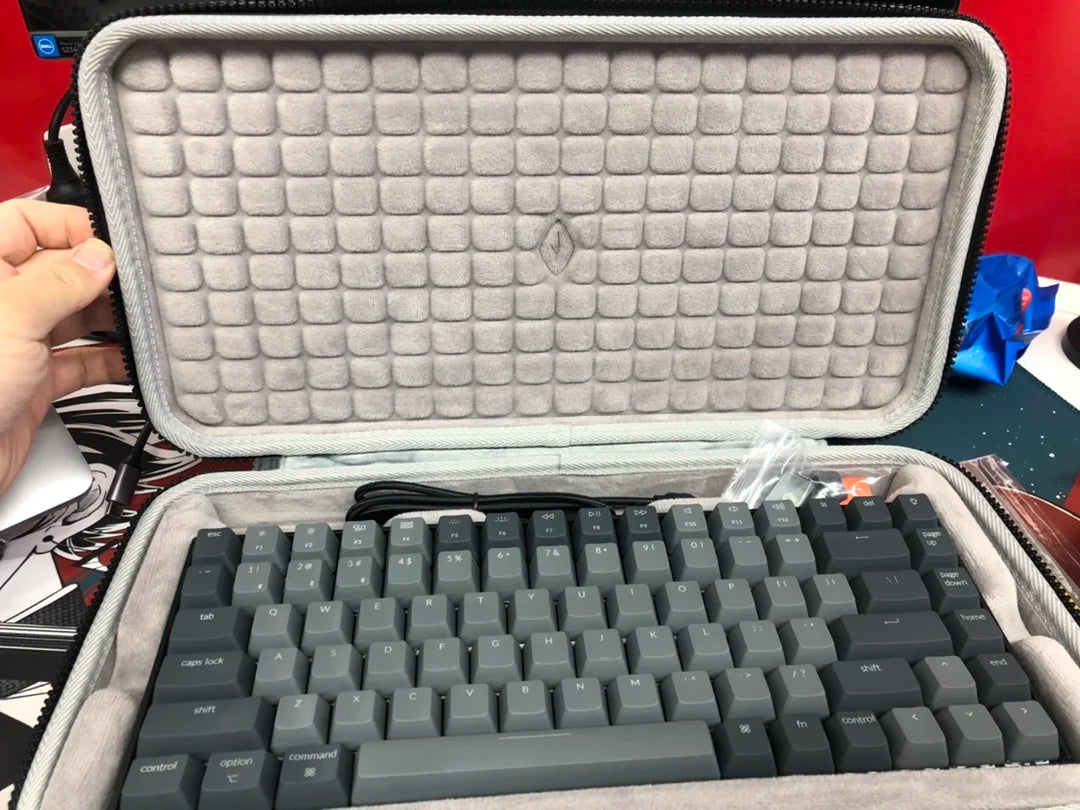 For Keychron K2 K3 K4 K6 K8 K10 Pro Mechanical Keyboard Storage Box Fashion Hard Bag Carrying Case