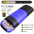 Backpacking Envelope Sleeping Bag Portable Waterproof Down Cotton Lightweight Camp Bedding for Outdoor Traveling Camping Hiking