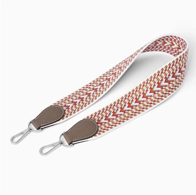 5cm Wide Togo Cowhide Woven Canvas Strap Suitable For Kelly Evelyn Bag Shoulder Strap Diagonal Cross Leather Material