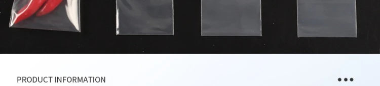 Thin and Long Strip-shaped PE Self Sealing Bag Transparent Plastic Packaging Bags Dustproof and Moisture-proof Sealed Pocket