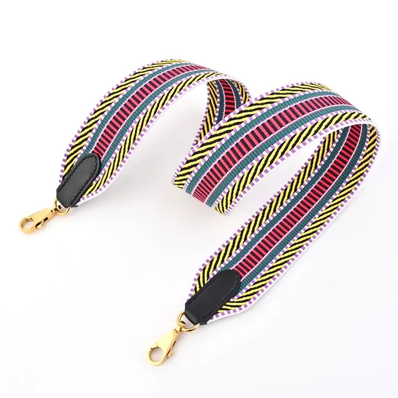 New 5cm Wide Swift Cowhide Canvas Bag Strap Versatile Style Suitable For Kelly Evelyn Bag Shoulder Strap Crossbody Strap DIY