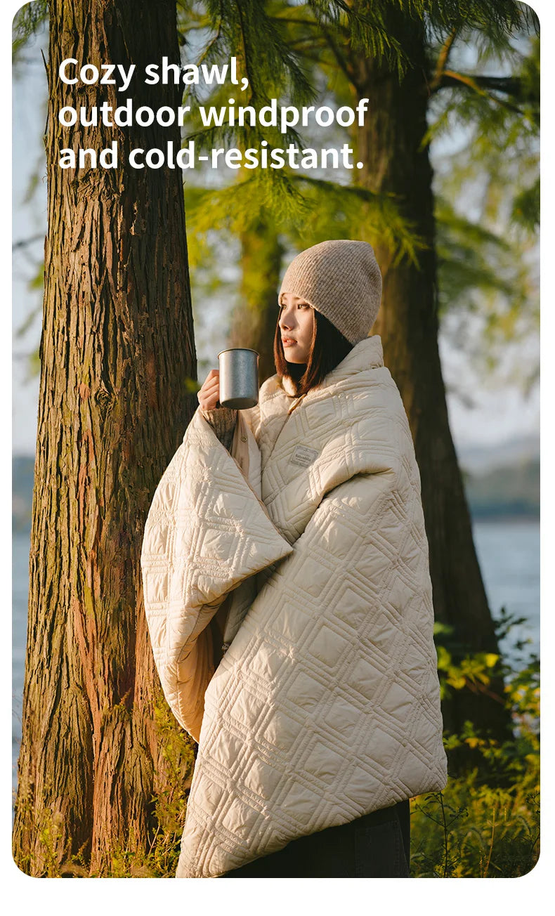 Naturehike USB Electric Heating Blanket Winter Camping Warm Keeping Multi-purpose Thermal Shawl Sleeping Bag Liner CNK2450PJ015