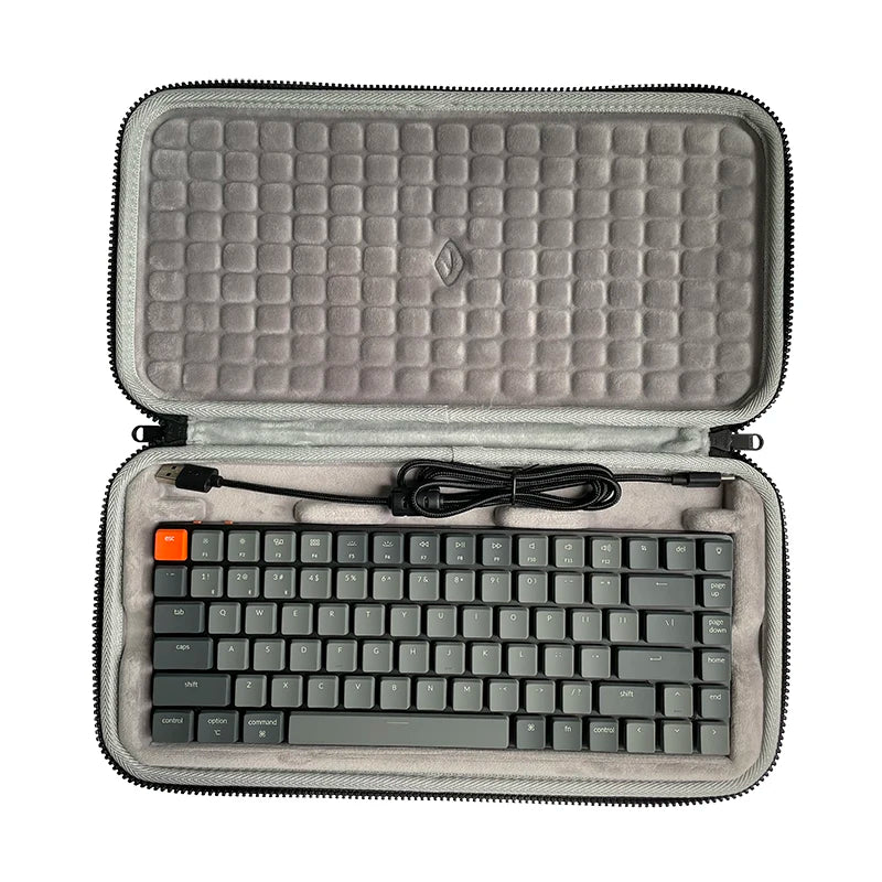 For Keychron K2 K3 K4 K6 K8 K10 Pro Mechanical Keyboard Storage Box Fashion Hard Bag Carrying Case