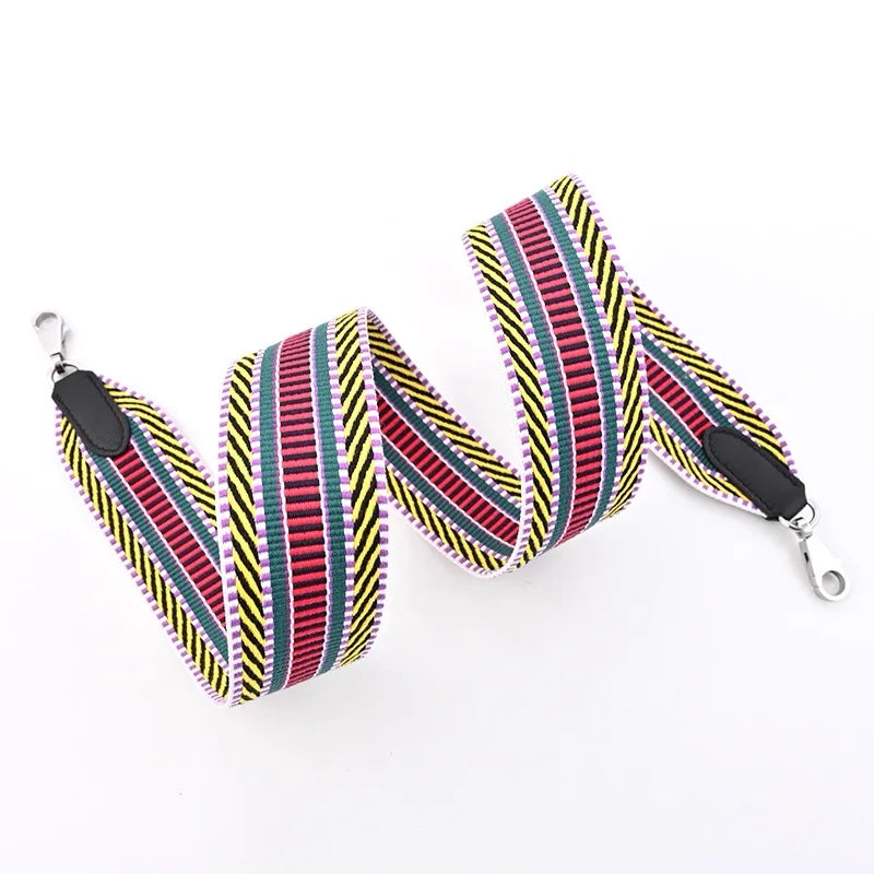 New 5cm Wide Swift Cowhide Canvas Bag Strap Versatile Style Suitable For Kelly Evelyn Bag Shoulder Strap Crossbody Strap DIY